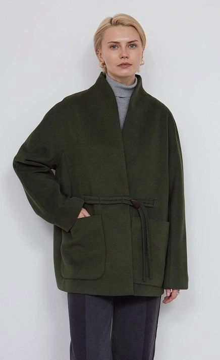GRIOL. Полупальто жен. 524530.11208.3500N Темно-зеленый GRIOL GRIOL. Полупальто жен. 524530.11208.3500N Темно-зеленый