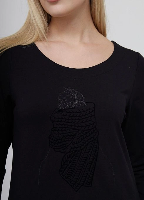 Джемпер жен.  310586Д.03313.8200ЕA Черный  (1)