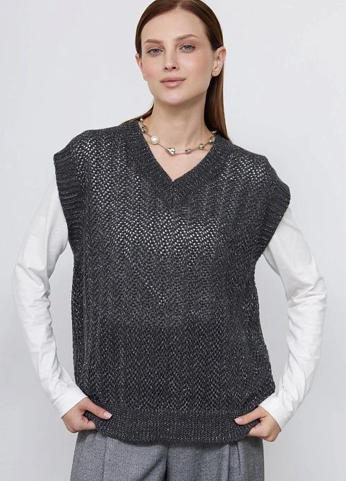 Жилет жен. 380108.05303.7700N Темно-серый  (3)