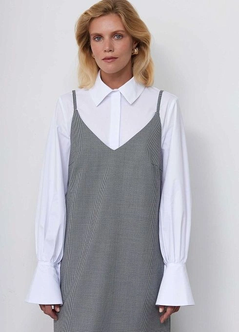 Платье жен. 368397.11312.8202Z Чёрно-белый  (4)