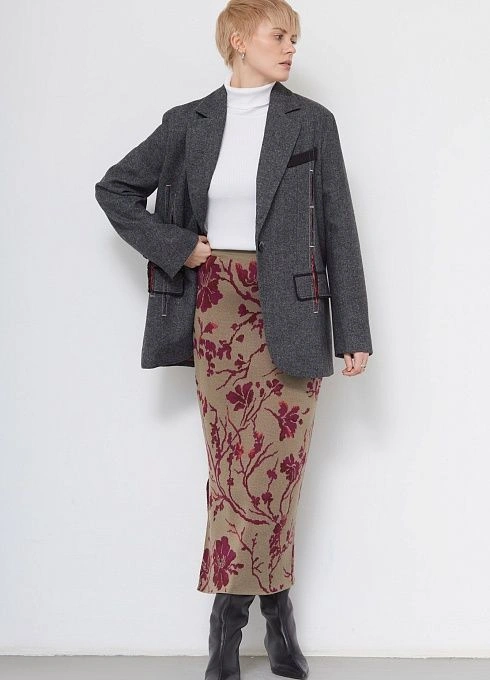 Жакет жен. 378376.11312.8201M Серый меланж (4)