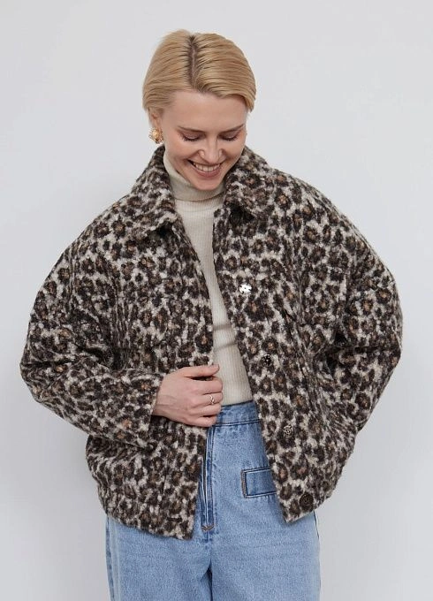  GRIOL. Куртка жен. 514648.11208.5901O Коричнево-молочный GRIOL