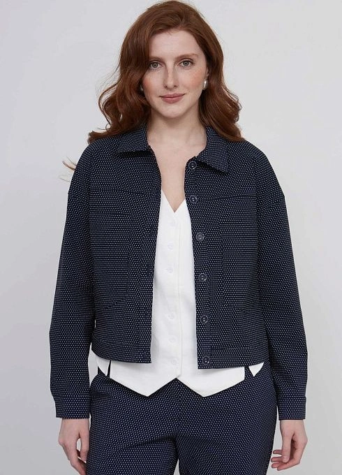  GRIOL. Жакет жен. 370078.03312.9602D Темно-синий GRIOL