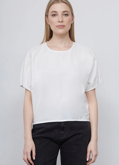 Блузка oversize из сатина GRIOL