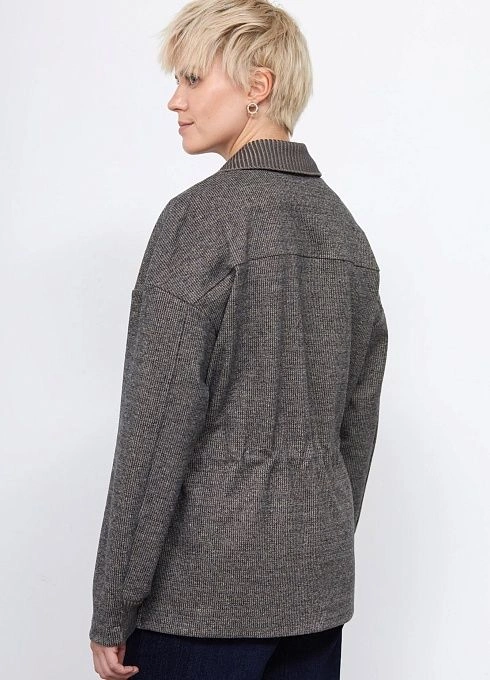 Жакет жен. 370074ГР.03313.8203Y Серый меланж  (1)