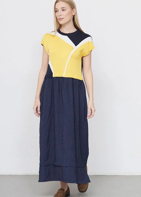 Платье жен. 360268.33312.9621N Тёмно-синий  (3)