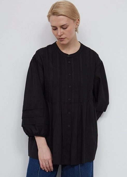 Блузка оверсайз с защипами GRIOL