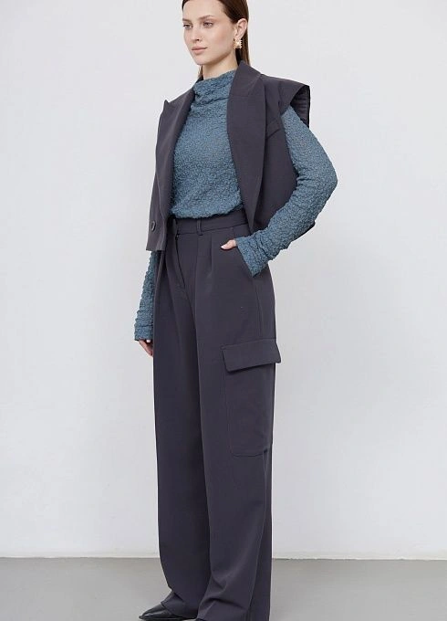 Брюки жен. 324280А.11312.7600N Тёмно-серый  (3)