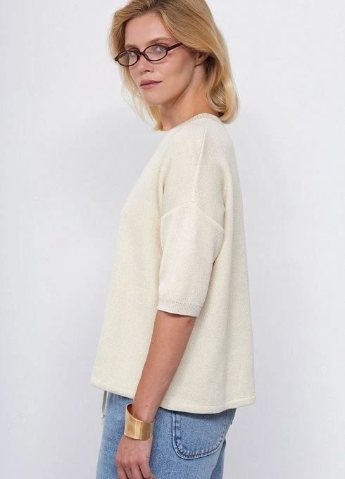 Джемпер жен. 310470.33303.0678L Молочно-серебристый2  (5)