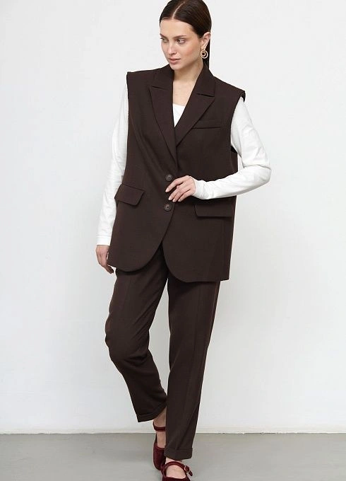 Жилет жен. 388386.11312.5900N Коричневый (2)