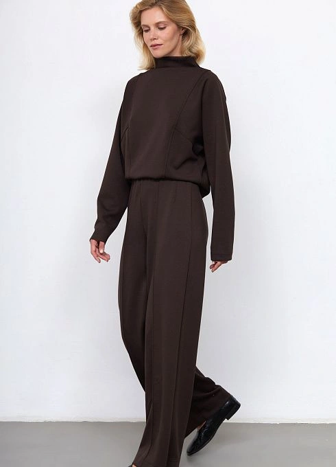 Брюки жен. 320333Б.6_313.1000N Темно-коричневый  (3)