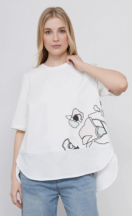  GRIOL. Джемпер жен. 311001К.03313.0707E молоко 