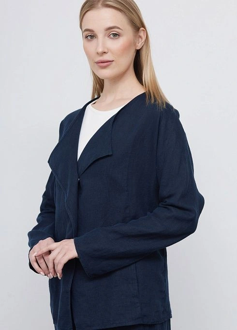 Жакет жен. 375012.38312.9600N Тёмно синий  (4)