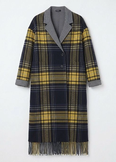 Пальто жен. 537109.43208.9601P Мультиколор (1)