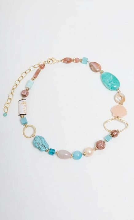 GRIOL. Колье Летучий корабль 3 Бирюзовый GRIOL GRIOL. Колье Летучий корабль 3 Бирюзовый