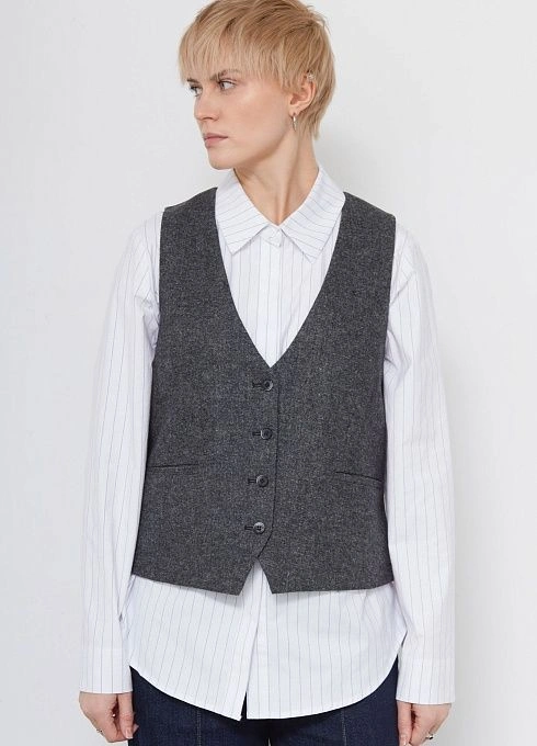 Жилет жен. 388239А.11312.8201M Серый меланж (4)