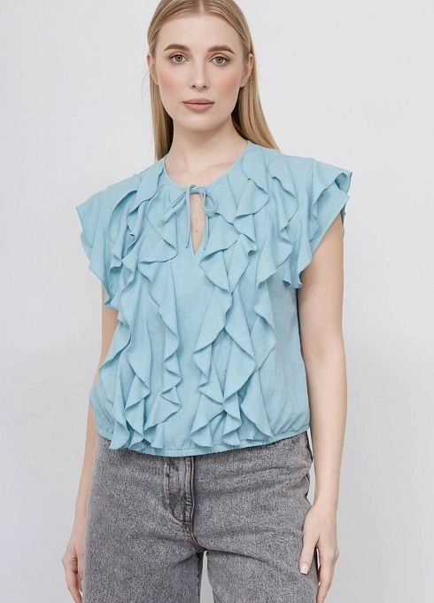 Блузка с оборками GRIOL