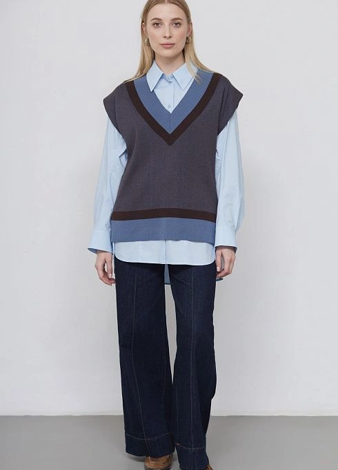 Жилет жен. 380077.33303.5716Y Голубой  (3)