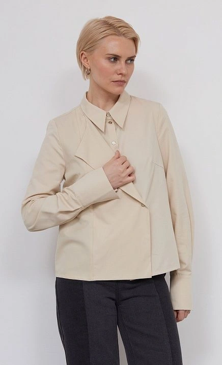 Блузка с отлетной полочкой GRIOL