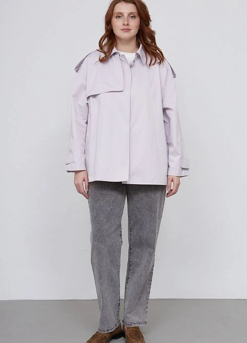 Плащ жен. 504490.11209.6700N Сиреневыо-серый  (2)