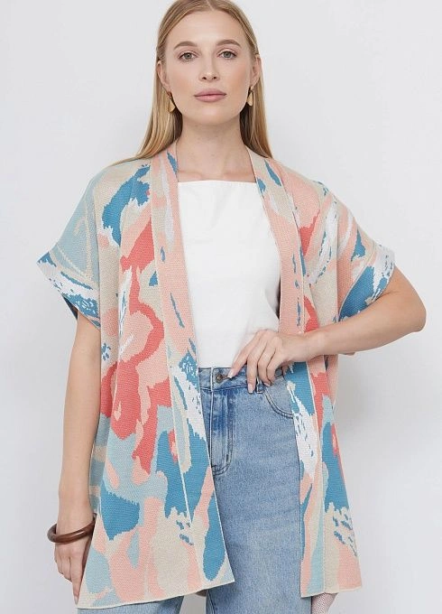 Жилет жен. 380098.33303.6716F Кораллово голубой  (3)