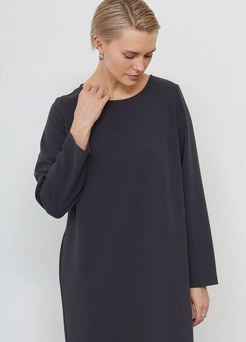 Платье жен. 368393.11312.7600N Тёмно-серый (5)