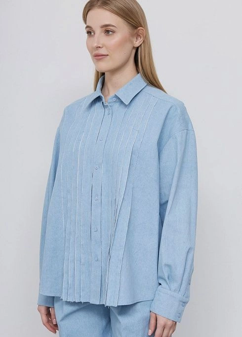 Блузка жен. 318329А.11312.1600N Голубой  (5)