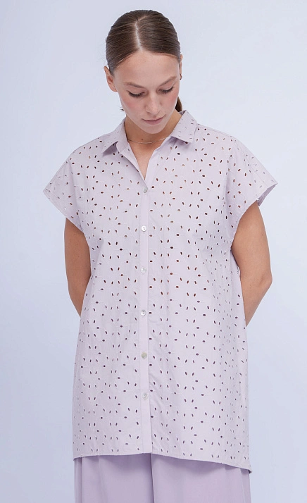 Блузка oversize из ришелье GRIOL