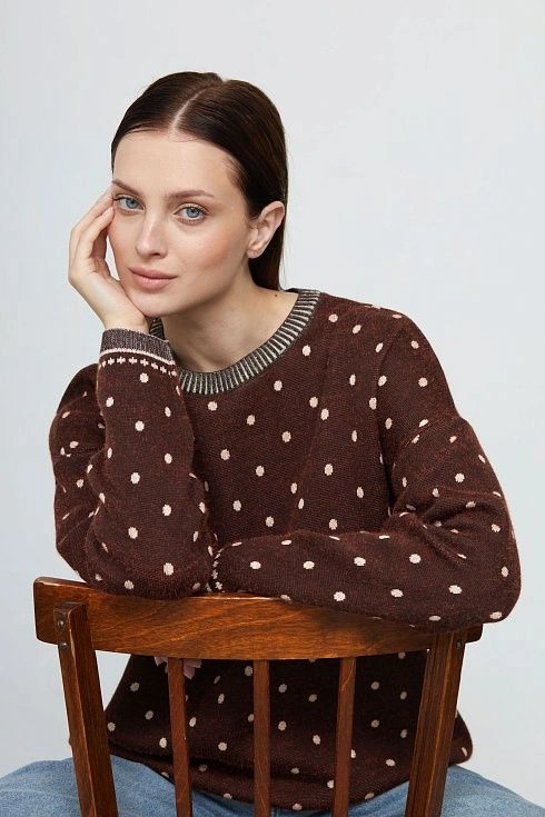  GRIOL. Джемпер жен. 310464.33303.0359D Коричневый GRIOL
