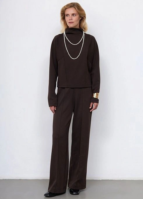 Джемпер жен. 311120.6_313.1000N Темно-коричневый  (2)
