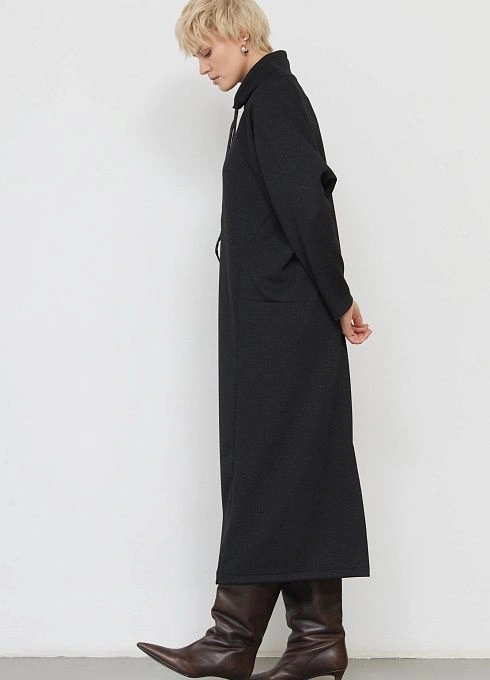 Платье жен. 360312.6_313.8200M Темно-серый меланж (4)