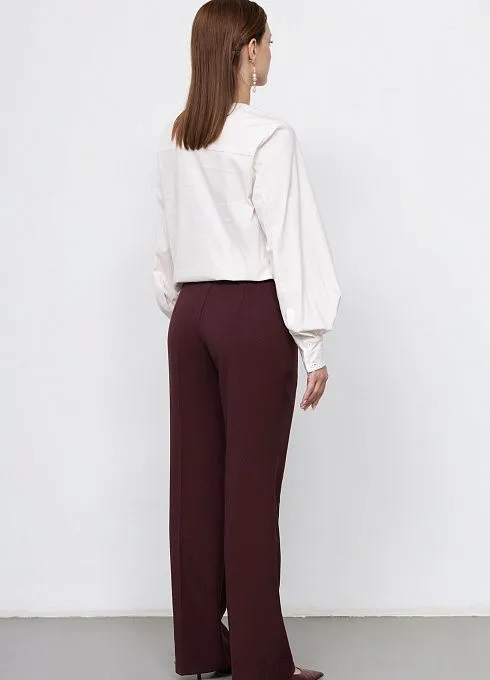 Брюки жен. 320294.09312.4800N Темно-вишневый  (4)