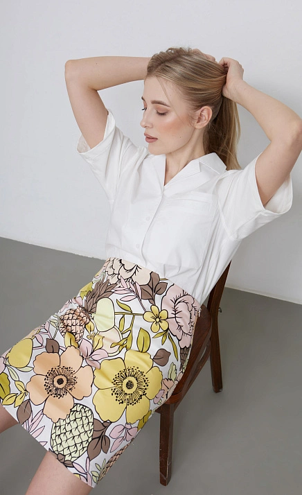  GRIOL. Юбка жен. 350053Ю.6_312.0201F мультиколор 