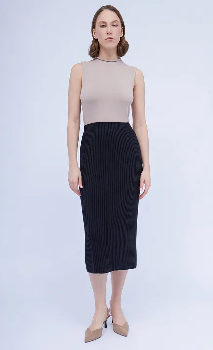  GRIOL. Юбка жен. 350115.02303.9800N Тёмно-синий 