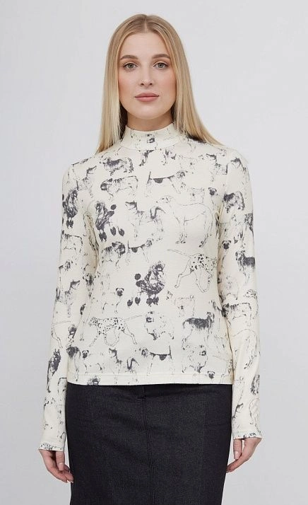  GRIOL. Джемпер жен. 311080.03313.0777А Молоко 