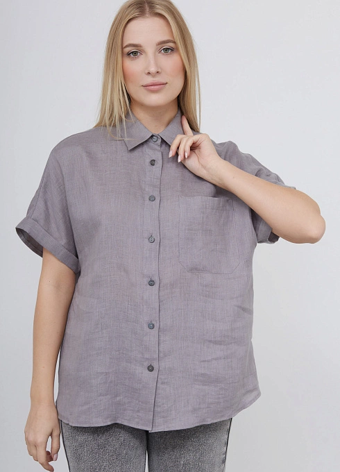 Рубашка oversize льняная GRIOL