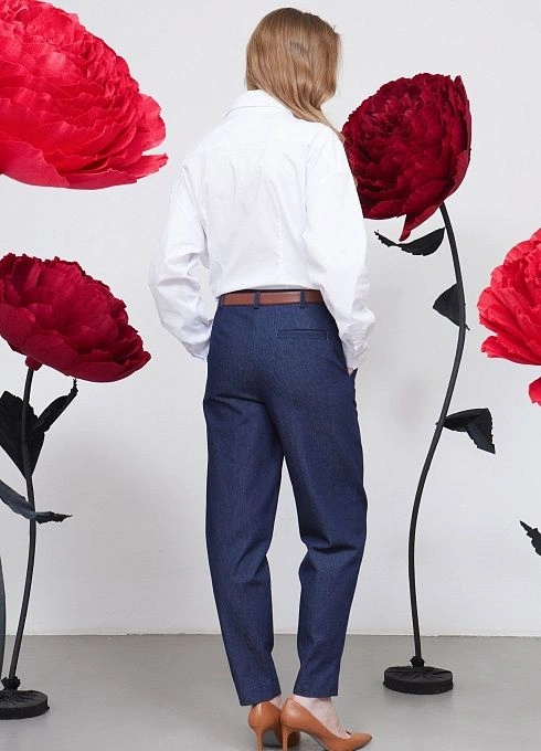 Брюки жен. 320350.03312.9600N Т.синий  (1)