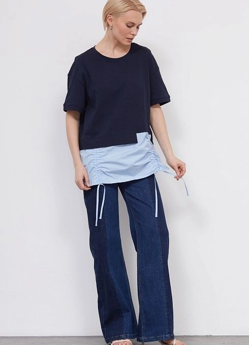 Джемпер жен. 311153.6_313.9801ES Темно-синий (2)