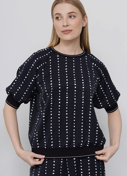  GRIOL. Блуза жен. 310903РВ.03312.8202I Черный GRIOL