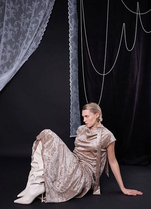  GRIOL. Юбка жен. 350069УД.6_313.0300N Бежевый GRIOL