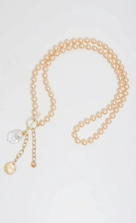  GRIOL. Колье Три сестры 1 Бежевый 