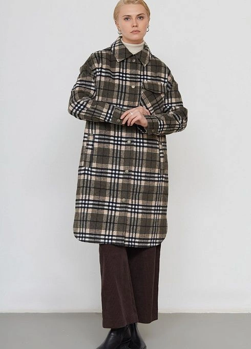 Пальто жен. 534487.11208.3401Р Хаки (5)