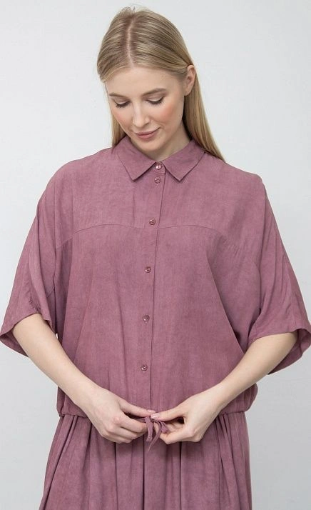 Блузка оверсайз на кулиске GRIOL