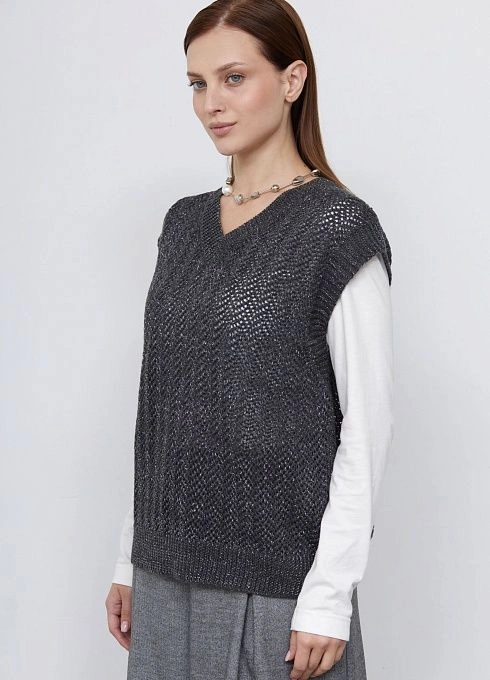 Жилет жен. 380108.05303.7700N Темно-серый  (4)