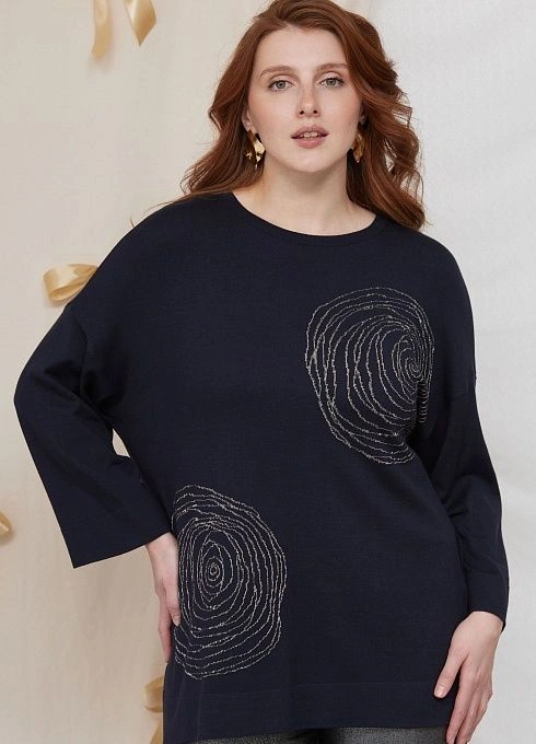  GRIOL. Джемпер жен. 310249.33303.9600L Т.синий1 GRIOL