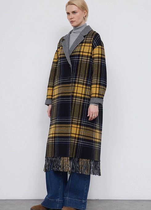 Пальто жен. 537109.43208.9601P Мультиколор (5)