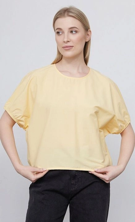 Блузка-кокон из сатина GRIOL