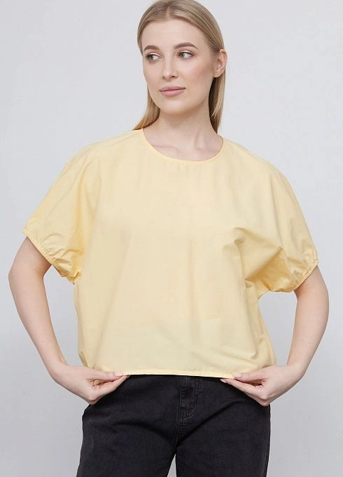 Блузка-кокон из сатина GRIOL