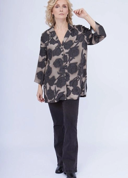 Блузка жен. 311068Б.03312.7706F Шоколад  (2)