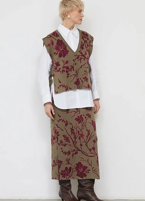 Юбка жен. 350123.33303.3747F Хаки (3)